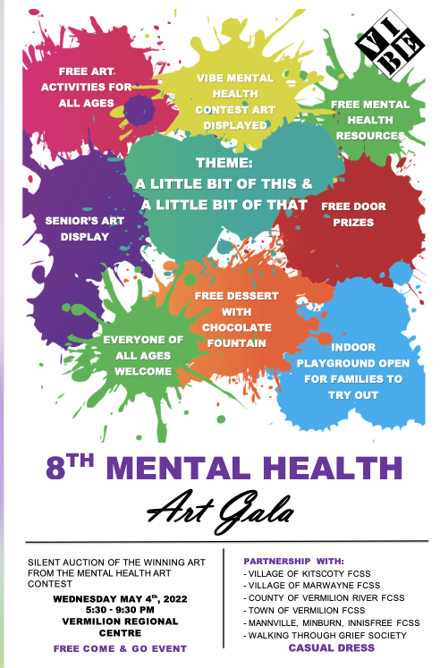 VIBE's 8th Mental Health Art Gala - May 4th